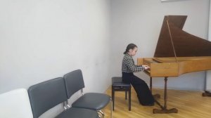 Чернова София (И.С. Бах «Менуэт ми мажор»)
