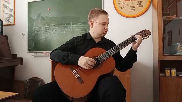Круглов Н. 13 лет. - М. Джулиани Аллегретто. Преп. Дроздов С.С.