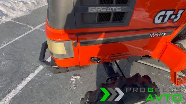 Kubota GT-3 минитрактор японский обзор смотреть онлайн