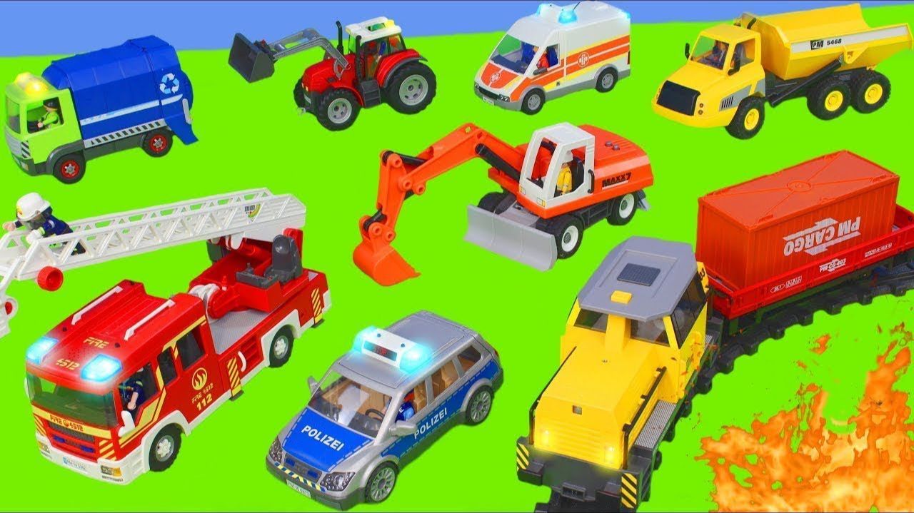ЭКСКАВАТОР, ТРАКТОР, ПОЖАРНАЯ И ДРУГИЕ МАШИНКИ. МУЛЬТИК смотреть онлайн