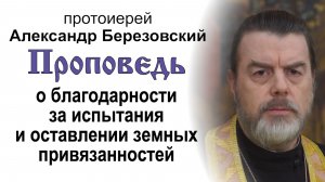O благодарности за испытания и оставлении привязанностей (2025.12.26). Прот. Александр Березовский