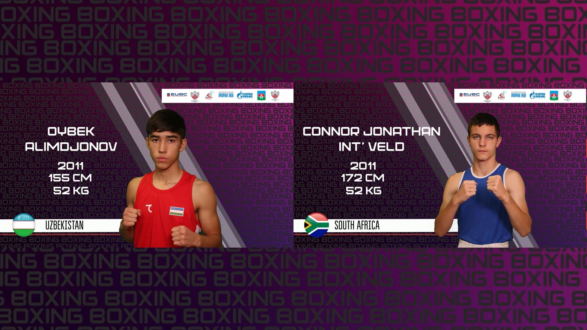 Preliminary fights. OYBEK ALIMDJONOV vs CONNOR JONATHAN INT' VELD смотреть онлайн