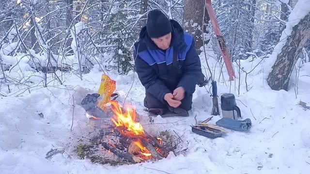 Костёр в мороз. смотреть онлайн
