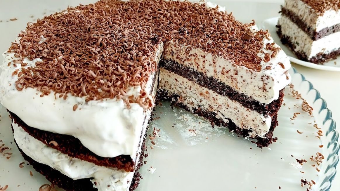 Торт мороженое Эскимо. Настоящий Эскимо в виде торта без глютена! смотреть онлайн