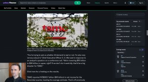 Подборка экономических новостей. Оптимистичный квартальный отчёт от TSMC