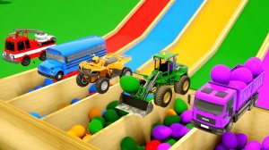 Веселые песенки для малышей. Веселые мультики про машинки. Веселые мультики для детей и малышей.