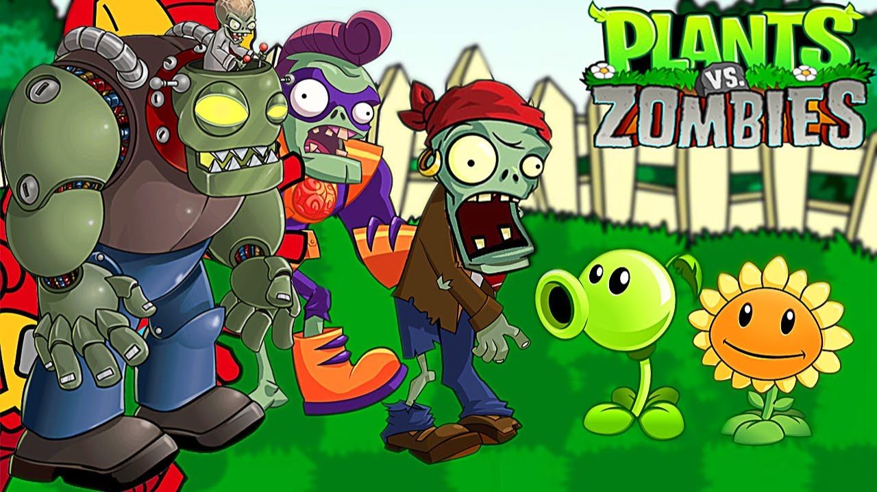 Зомби против растений! Plants vs Zombies ПвЗ PvZ Растения против Зомби смотреть онлайн