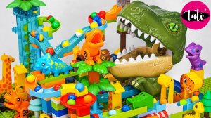 Залипательное видео для детей и малышей. Развивающие конструктор Марбл Ран. ASMR АСМР