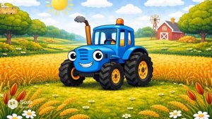 СИНИЙ ТРАКТОР ПОЕТ ДЛЯ МАЛЫШЕЙ