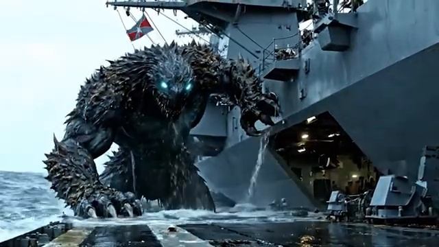 Кинематографическая битва Конга и морского чудовища смотреть онлайн