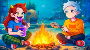 😱99 НОЧЕЙ со СПАНЧ БОБОМ в РОБЛОКС Nights in the Forest в Роблокс