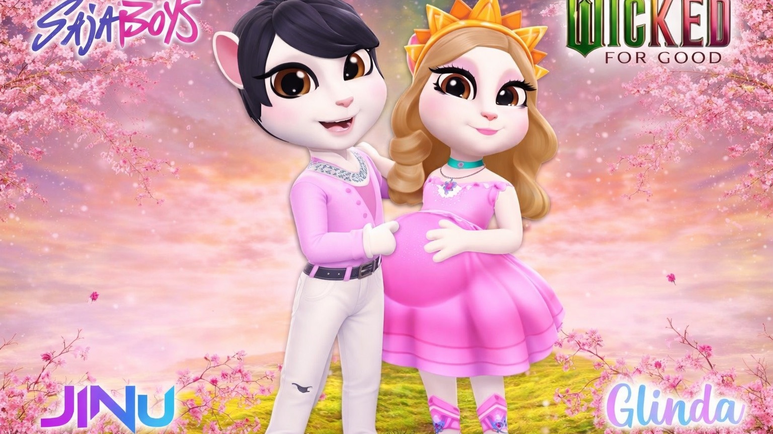 ℹ️ 💖✨ My Talking Angela 2  | Glinda with Jinu New Update 😘💋  Cosplay Makeover ✨ смотреть онлайн