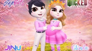 ℹ️ 💖✨ My Talking Angela 2  | Glinda with Jinu New Update 😘💋  Cosplay Makeover ✨