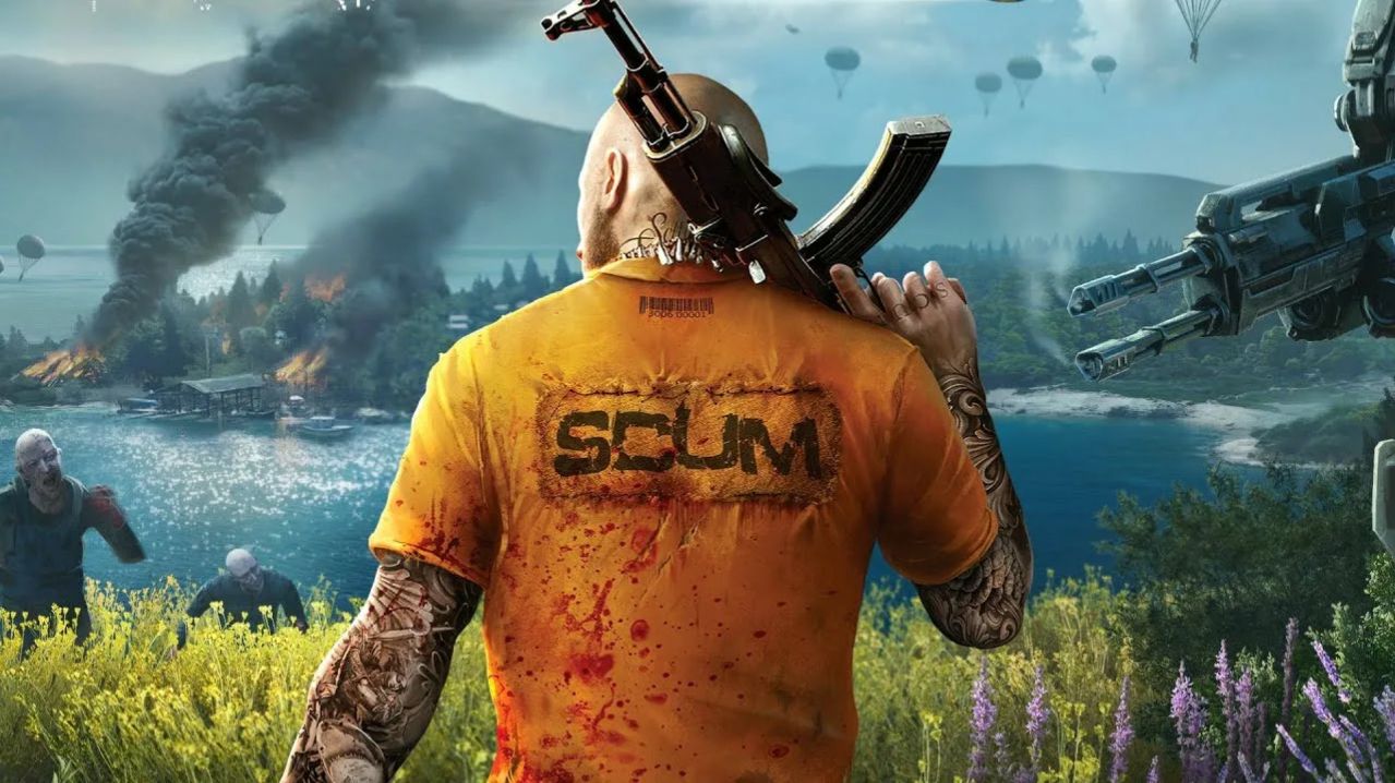SCUM Страданья новичка. Смотрим жесткий выживач!!!