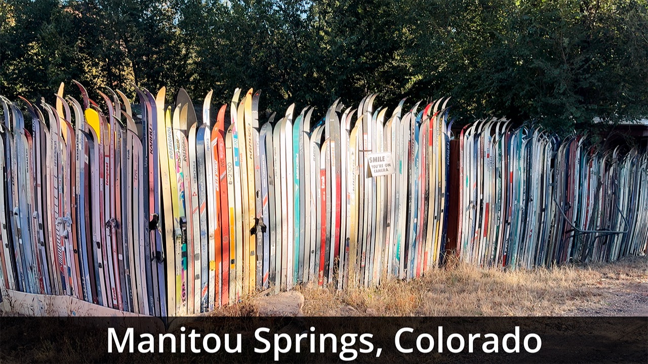 Лыжная деревня Manitou Springs Колорадо | США