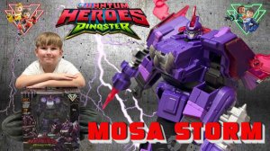 Большой робот трансформер - Mosa Storm. Персонажи  Диностер