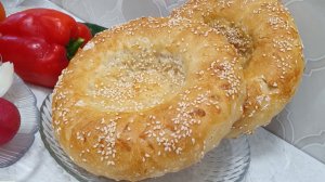 Легкие, воздушные и очень-очень вкусные, Узбекские лепешки🌞 в духовке!🔥🤗