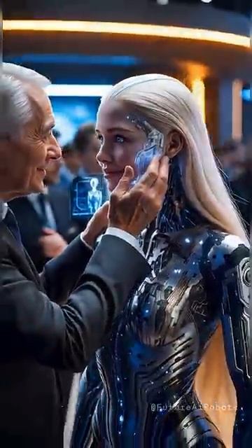 Mans Joy After Purchasing Stunning Robot Girl FutureAiRobots смотреть онлайн