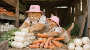 Котики и урожай