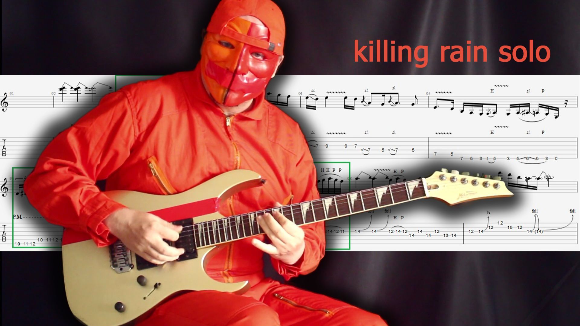 TheSmokish - Killing Rain Main Solo. Видео табы. смотреть онлайн