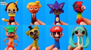 Лепим СПРУНКИ ОС Sprunki OC  Видео Лепка Часть 2