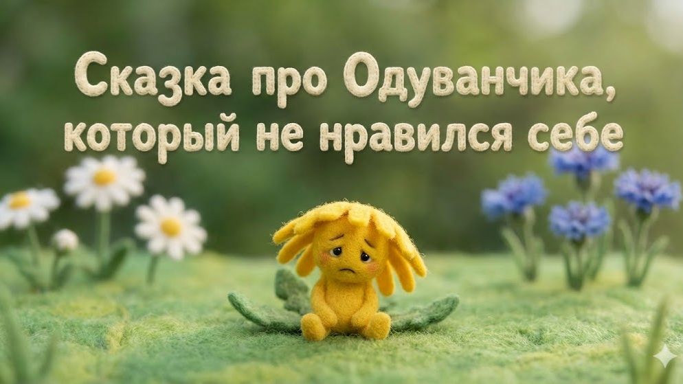 Сказка про Одуванчика, который не нравился себе смотреть онлайн