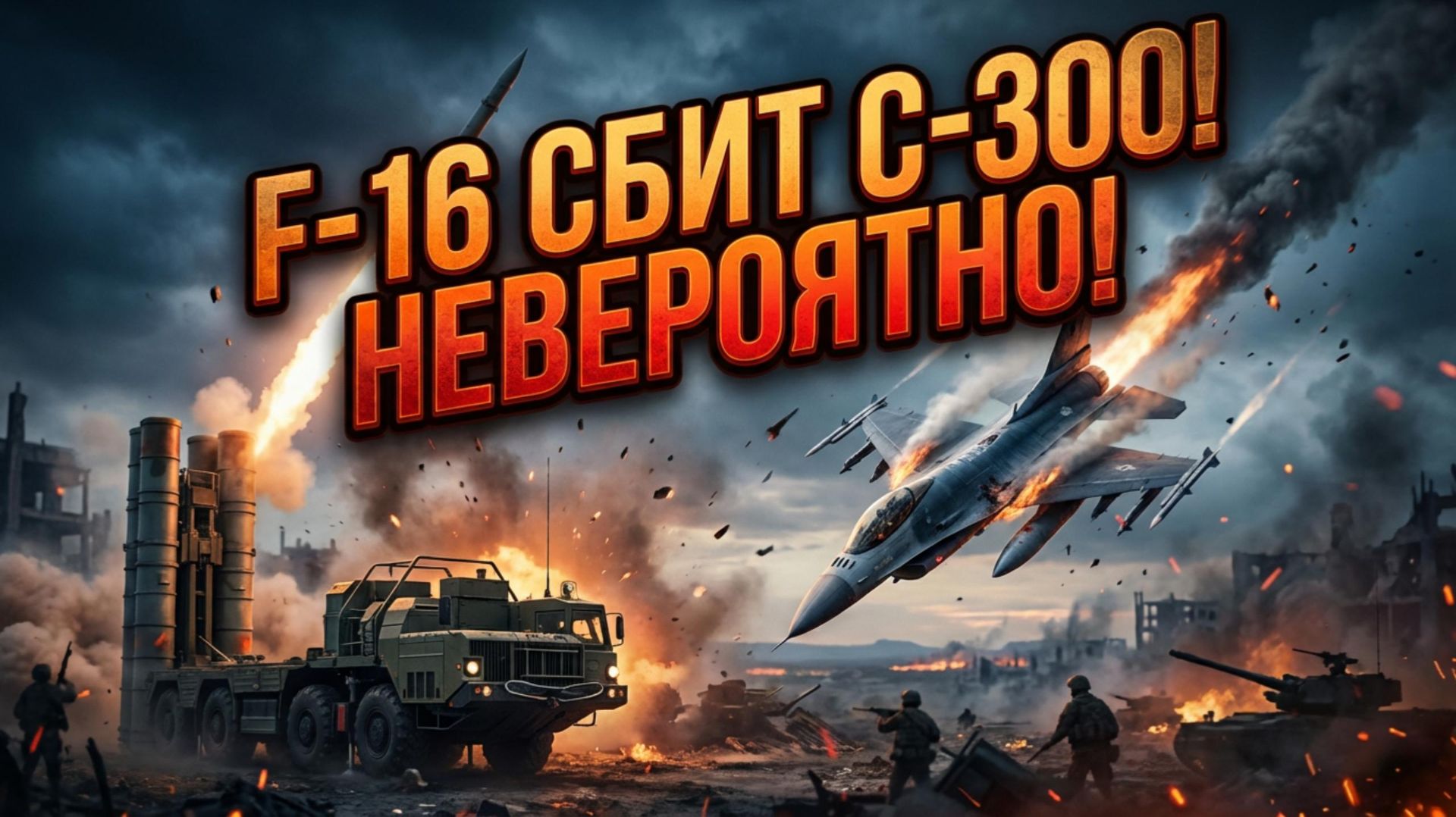 ⚔️ 🇺🇸 🇷🇺 Прямое попадание: российский С-300 впервые сбил американский F-16 смотреть онлайн