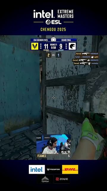 Лучшие моменты CS2: Fallen делает невероятный клатч #counter-strike #furia #vitality #flamez #apex смотреть онлайн