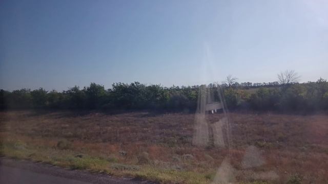 Волгоградская область из окна автобуса