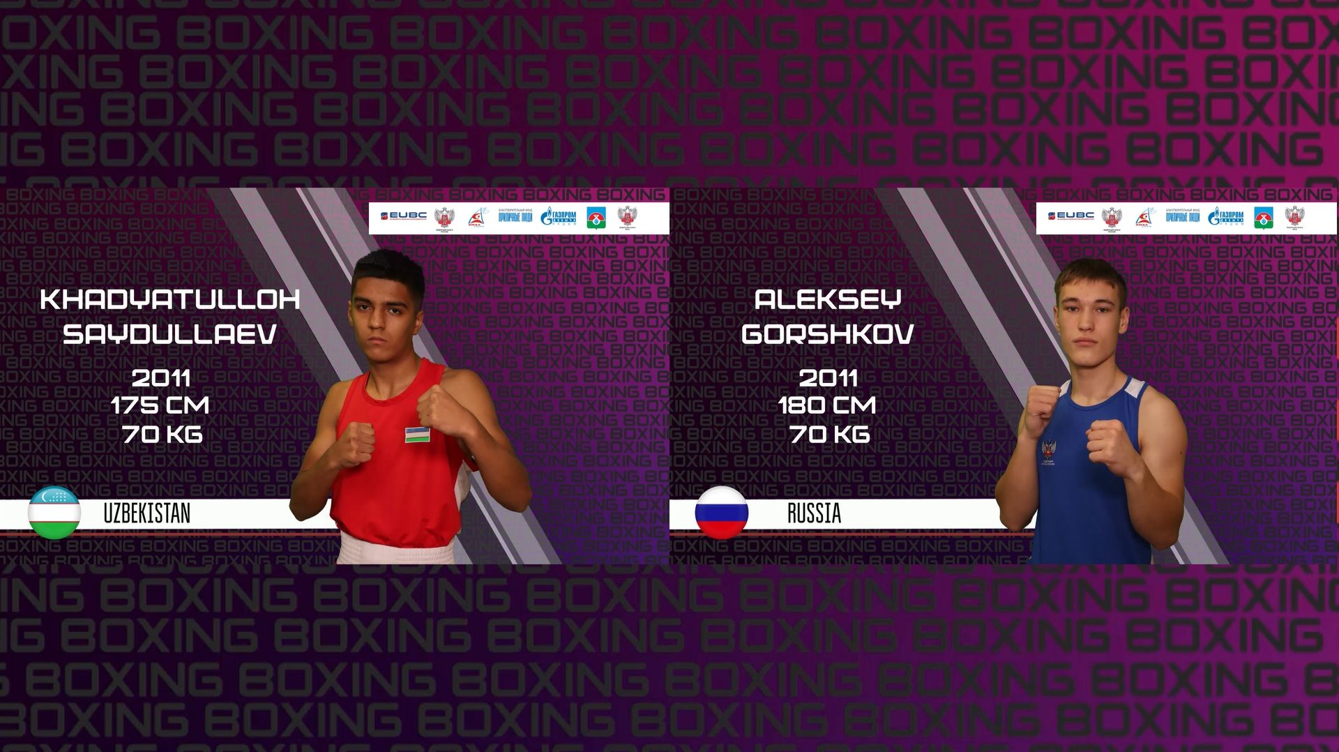 Preliminary fights. KHADYATULLOH SAYDULLAEV vs ALEKSEY GORSHKOV смотреть онлайн