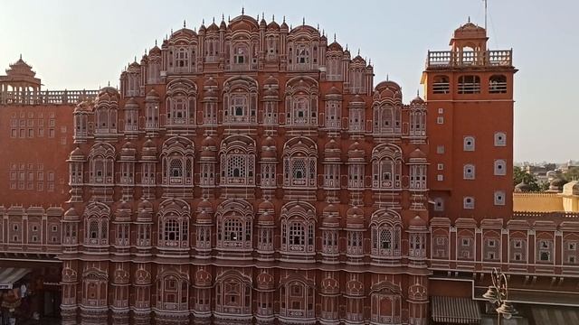 Розовый дворец ветров-Хава Махал!Джайпур! смотреть онлайн