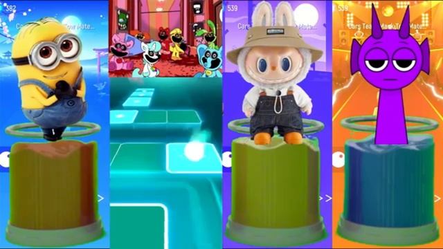 Игровой процесс Сумасшедшие прыжки плиток, ремиксы и вирусные песни смотреть онлайн