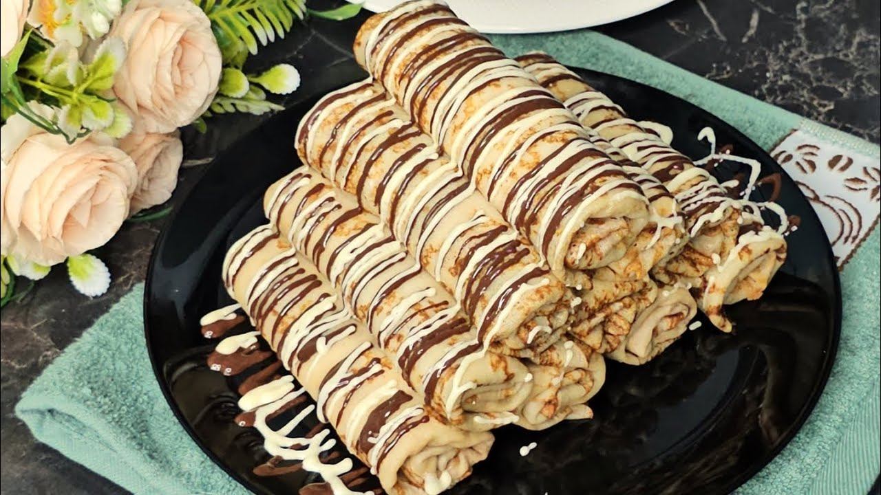 Боже как вкусно. Вы обязательно будете готовить эти блинчики «Рафаэлло» снова и снова! смотреть онлайн