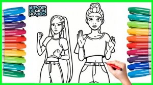 РИСУЕМ К ПОП ОХОТНИКИ НА ДЕМОНОВ РУМИ! УЧИМСЯ РИСОВАТЬ КЛАССНЫЙ МУЛЬТИК РЕАКЦИЯ НА РИСОВАНИЕ