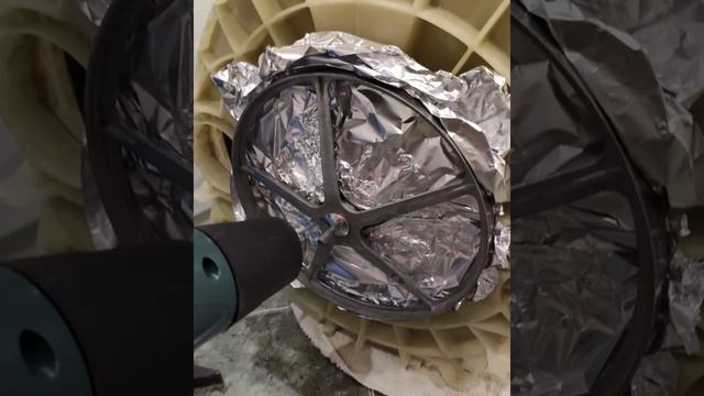 Ремонт стиральной машинки Ariston - замена подшипников, распил барабана, чистка смотреть онлайн