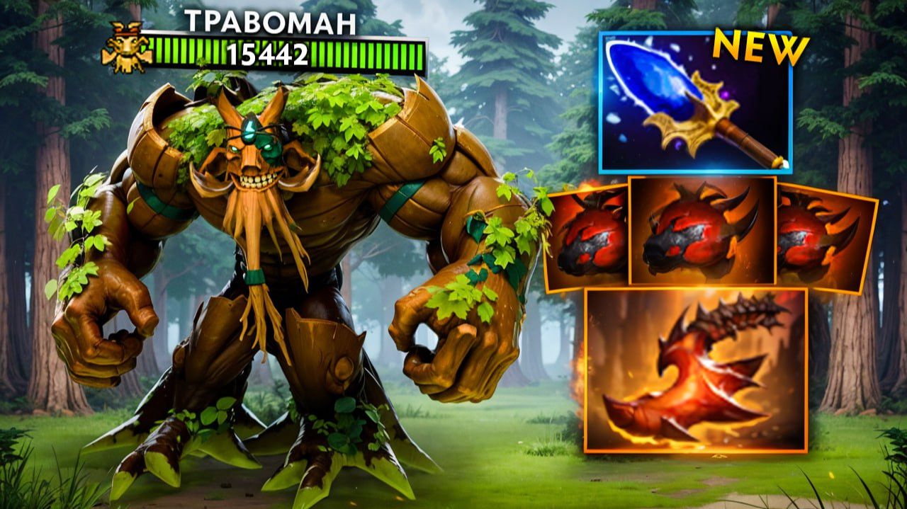 ТРЕНТ через ТАРАСКИ! 15 000 ХП с Новым Аганимом 🔥 Травоман Дота 2 смотреть онлайн