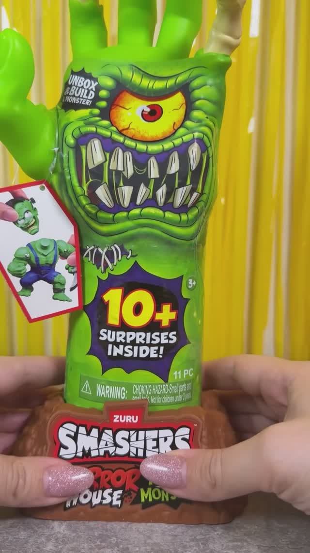 #unboxing #surprise #zuru #smashers Horror house, Make a monster смотреть онлайн