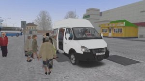 OMSI 2. ГАЗ-322120 (2010-2024) Suburban. Маршрут 100: ул.Ленина - Сорокин Хутор. Карта: Чистогорск