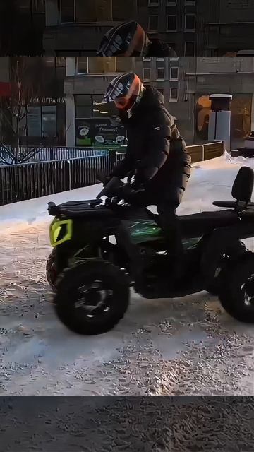 По снегу❄️ на квадроцикле Yacota Viking Long 250 Pro #квадроцикл #yacota #квадро #якота #atv смотреть онлайн