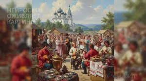 Картины оживают как в кино | Оживление русской живописи AI