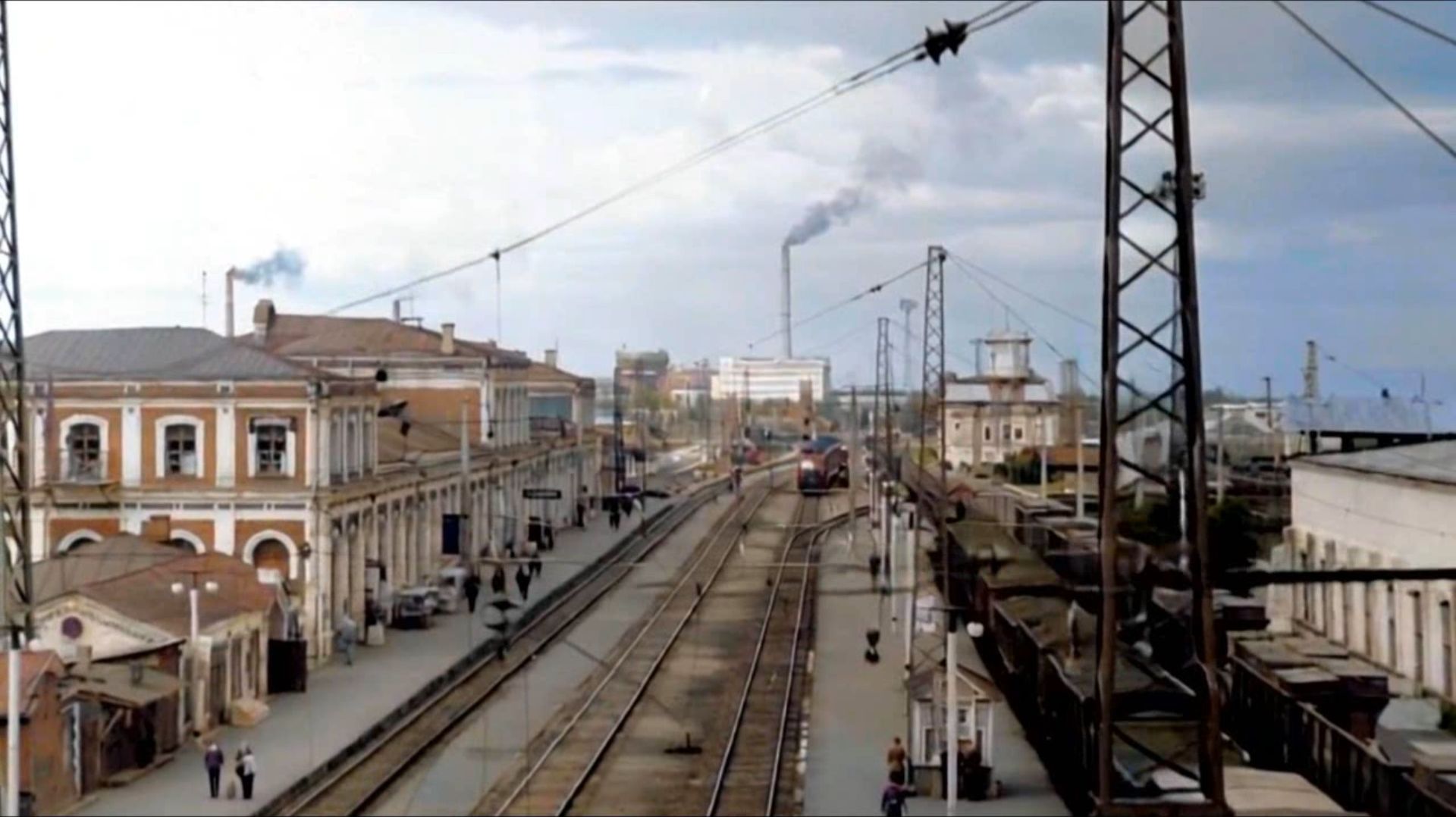 Железнодорожная станция в городе Владимир в 20-м веке на оживших фотографиях. 2-я часть смотреть онлайн