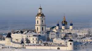 Зимний Тобольск с ангелами