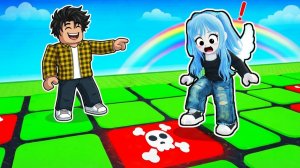 НЕ НАСТУПАЙ НА НЕВИДИМУЮ МИНУ С НАЙСИК БРО В РОБЛОКС ! ЧЕЛЛЕНДЖ НА ВЫЖИВАНИЕ ROBLOX ФЛАСОЧКА