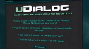 Asset Unity - uDialog (Диалог)