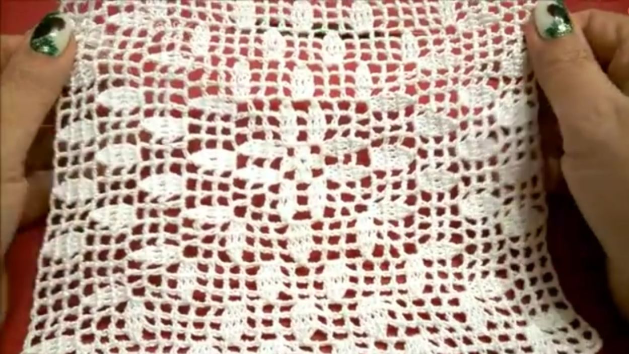 Узор для квадратной скатерти,пледа,наволочки смотреть онлайн