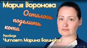 Мария Воронова _Осталось поделить кота и Непрошенные гости_ рассказы Читает Марина Багинская