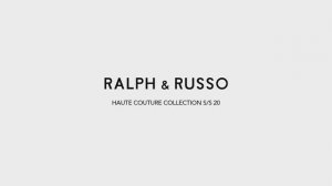 Показ женской коллекции Ralph & Russo весна-лето 2020