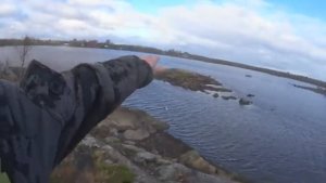 Рыбина зарылась в няшу!Прямо на рыбьей дороге сетка!