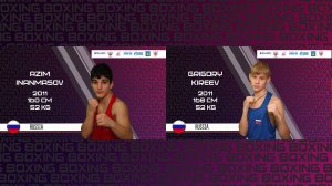 Preliminary fights. Inanmasov Azim vs и Kireev Grigory