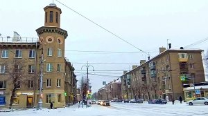 Магнитогорск, улица Ленинградская, от улицы Советской до улицы Октябрьской (15.01.2022)